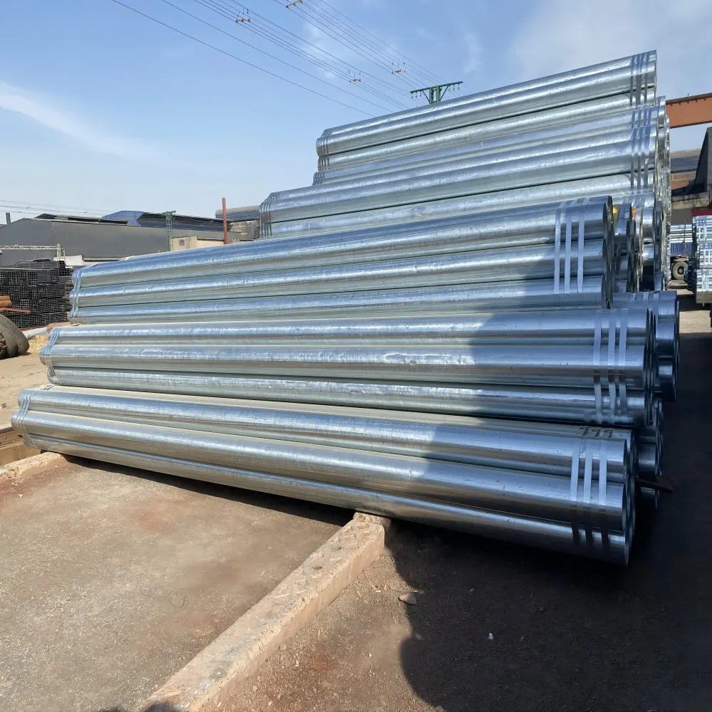 Hot-dipped galvanized steel pipe for construction GI pipe