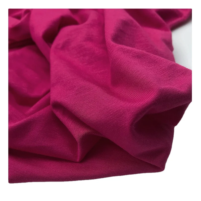 Leesourcing-Modal Polyester Spandex Knitted Fleece Fabric Organic Stretchy For Garment