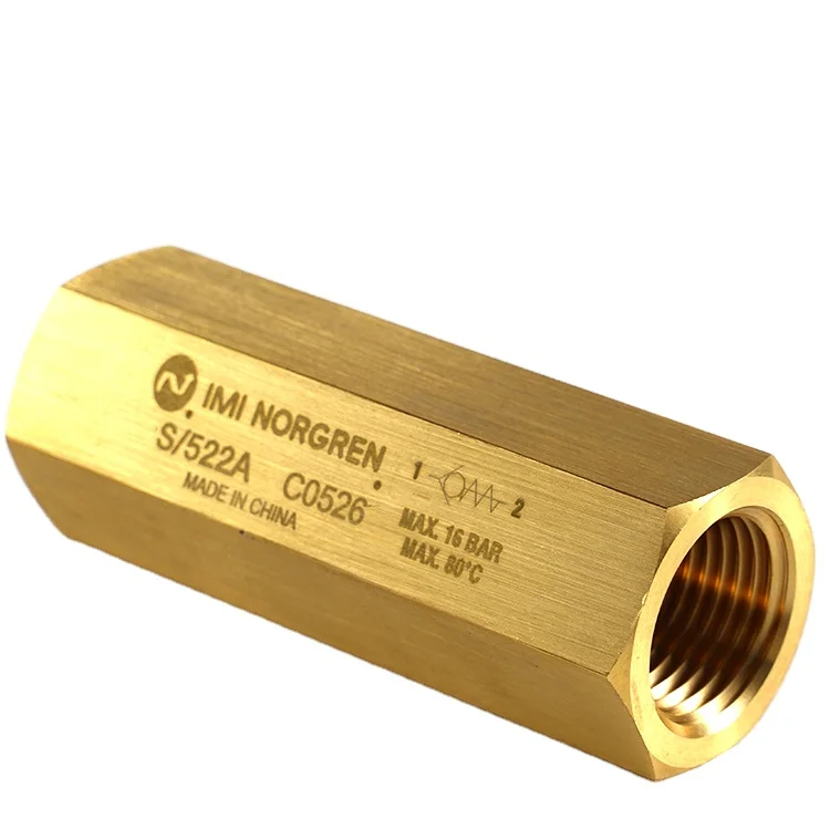 NORGREN/check valve/Bottle blowing machine/G1/2/S/522A