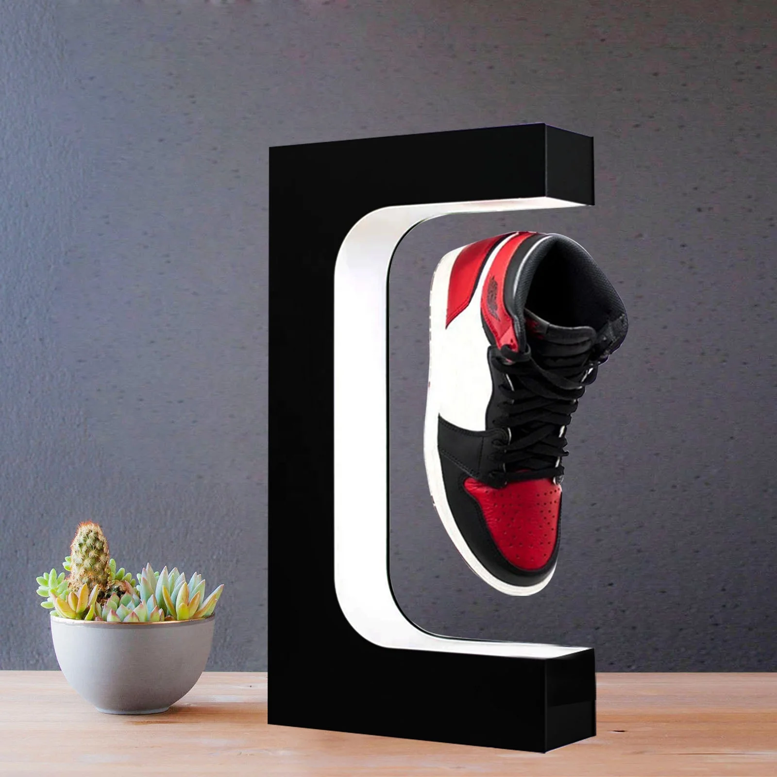 New design modern sneaker stand shoe store 360 degrees rotating display racks