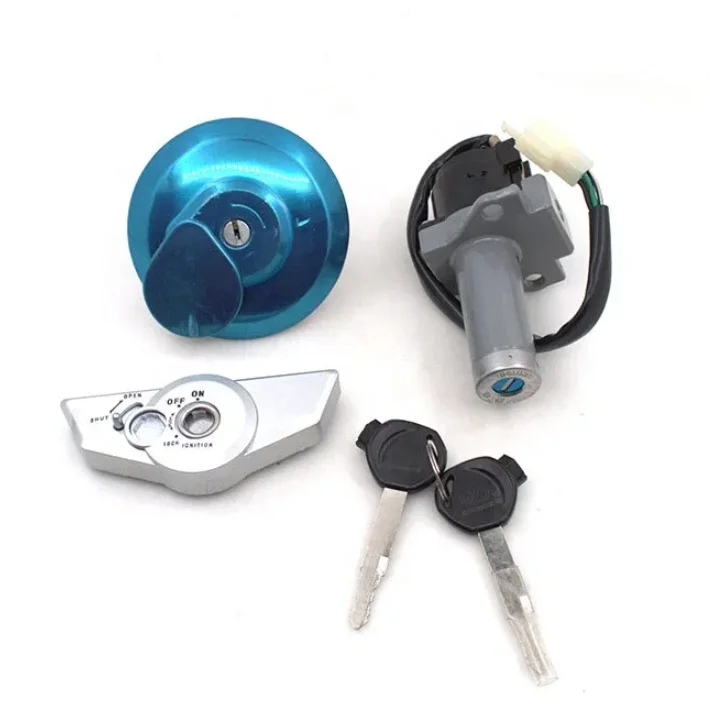 High Performance Motorcycle Engine Parts Gas Fuel Tank Switch Lock Set For WY125-B CBF125 WY CBF 125 Spare Parts