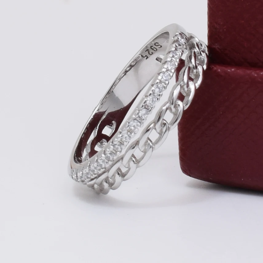 MA YIN FANG Factory wholesale Fashion trend double personality 925 ring Silver 925 ring Silver Ring for any occasion 925 silver