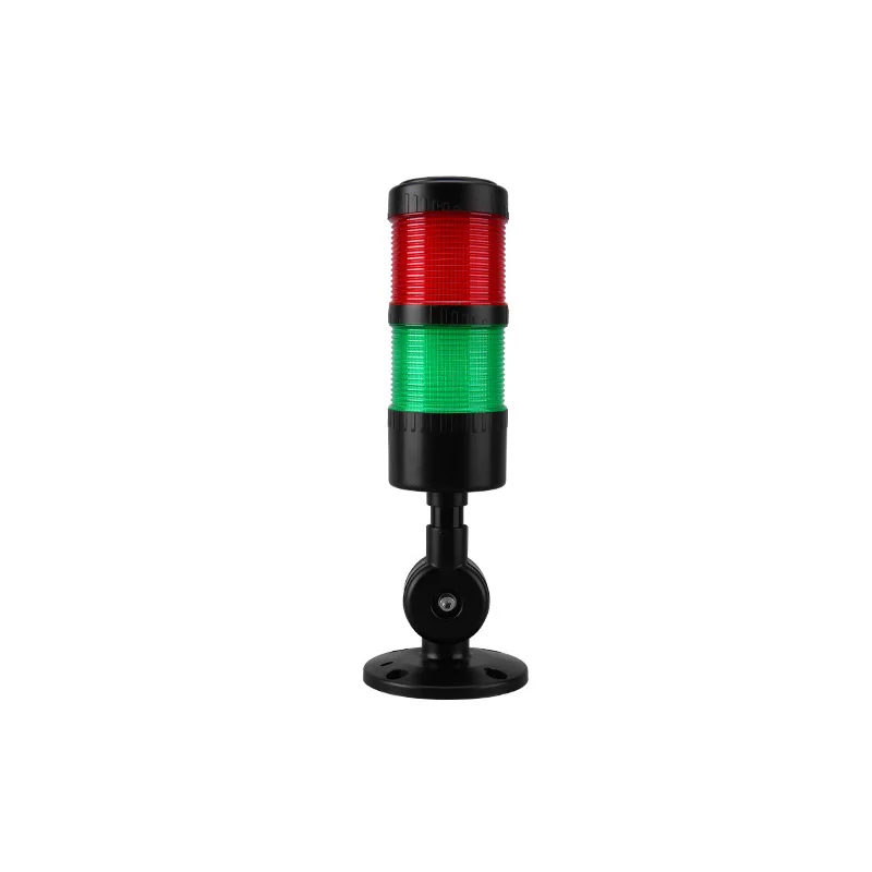 DC 24v CNC Machine Red Green 2 Layers Flashing Warning Lights Industrial Led Signal Tower Lamp