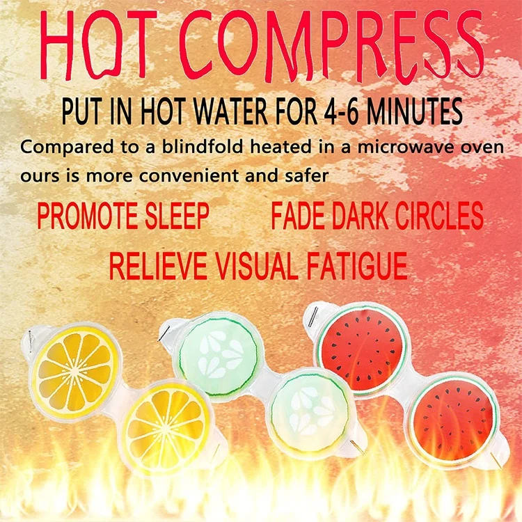 Лидер продаж многоразовые охлаждающие гелевые маски для глаз снятия стресса