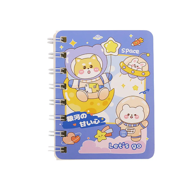 Блокнот с откидной катушкой A7 оптовая продажа студенческих канцелярских принадлежностей портативный блокнот. Офисные и учебные принадлежности