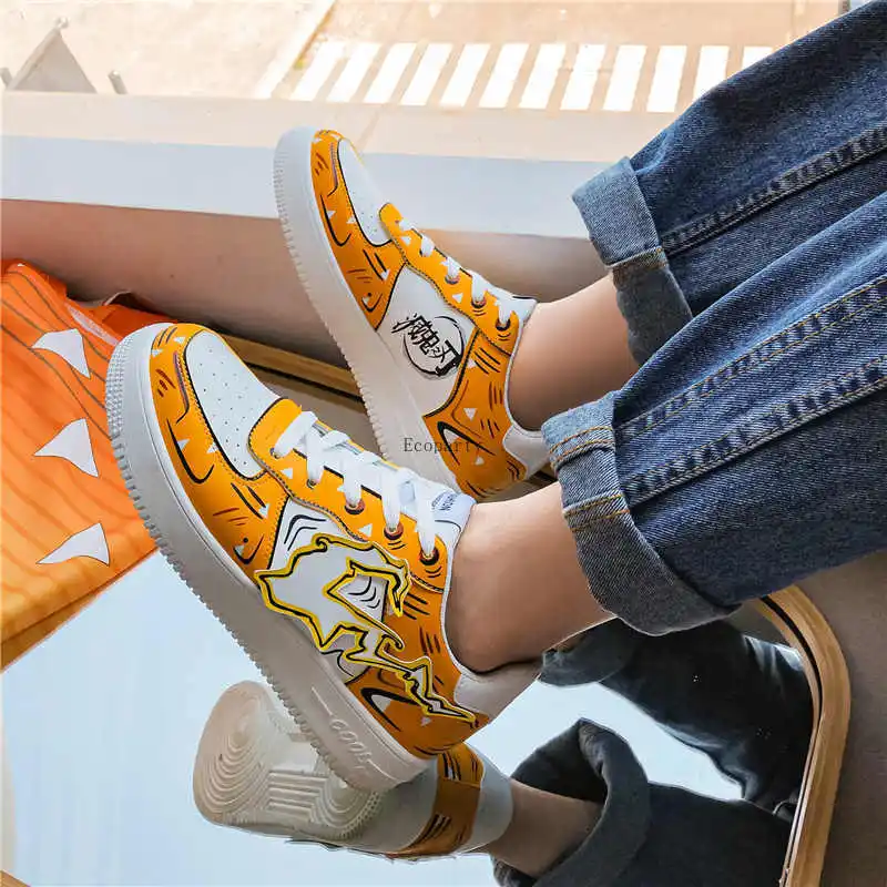 Wholesale Designer Men Sneakers 3D Anime Breathable Men Casual Shoes Men Skateboard Shoes