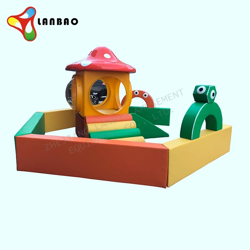 New Design Amusement Park Mushroom House Children Soft Play softplay Equipment baby playground indoor
