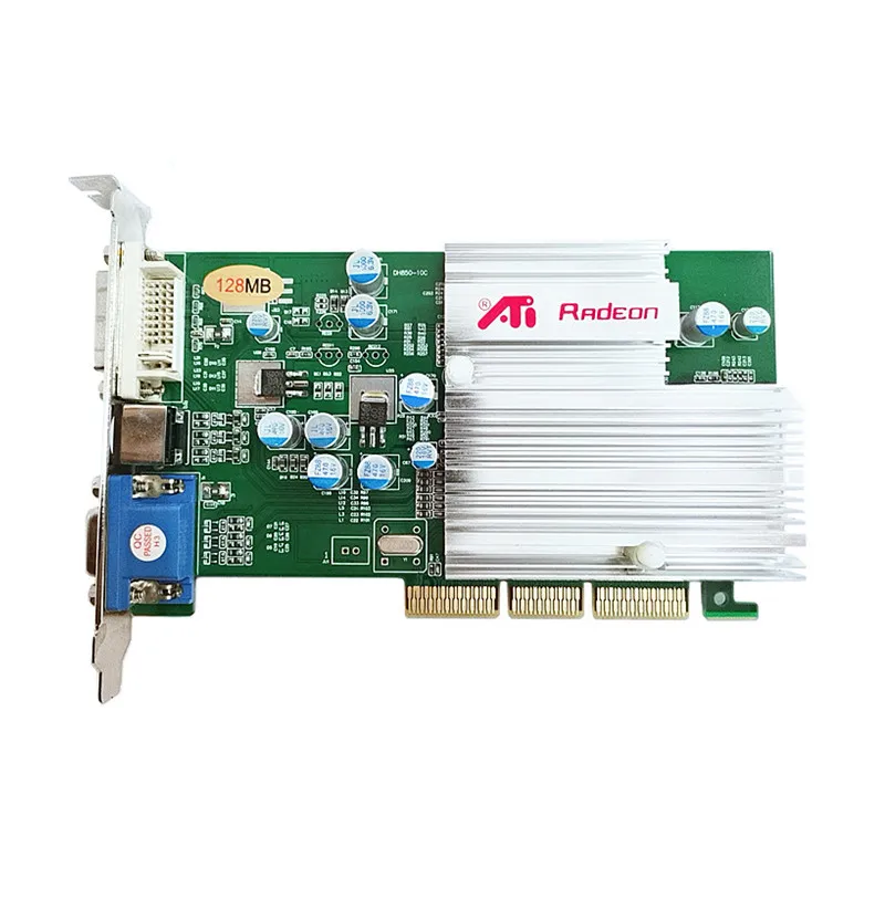 WENJUN High quality video card for Sapphire ATI radeon 9200 DDR 128M AGP DVI + VGA interface graphics card