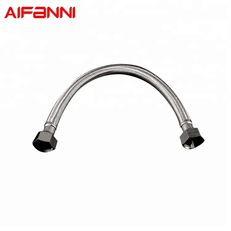 Free sample stainless steel 304 braided hose ss wire flexible kitchen braided hose