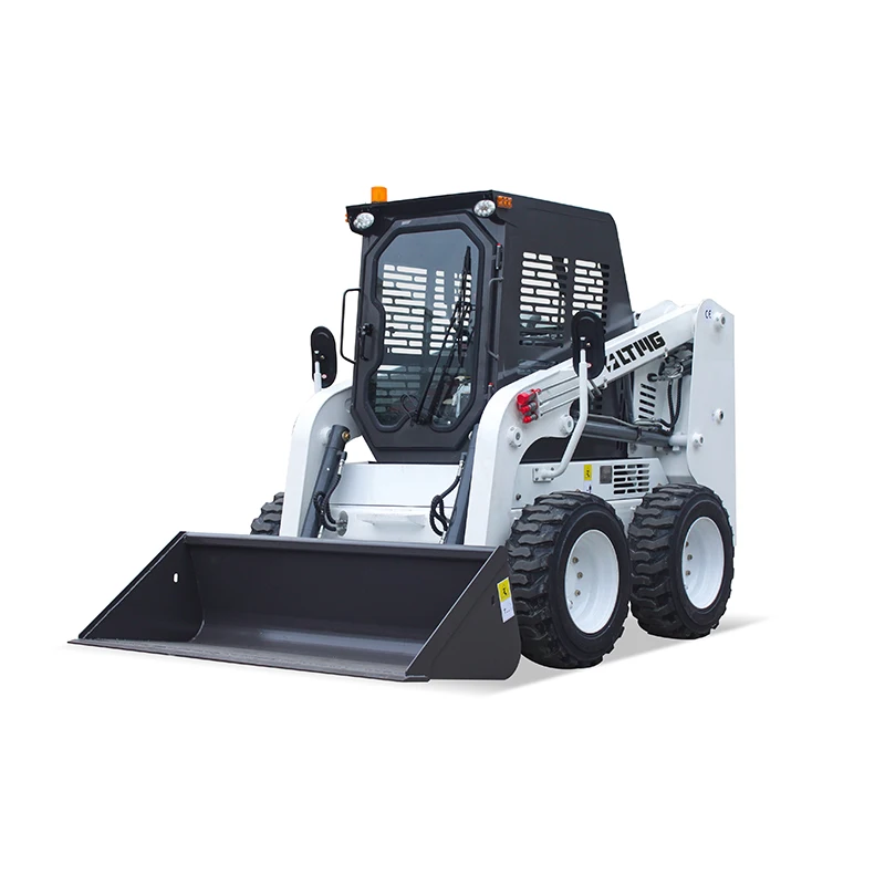 LTMG Factory price various attachment diesel engine skid steer loader 850kg 950kg 1050kg wheel skid steer loader with bucket