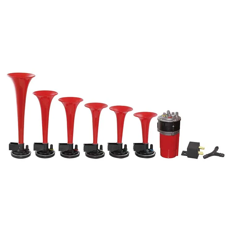Universal Loud Car Horn 12V Electric Train 6 trumpet Horn Super Loud Waterproof 6 pipe air horn kit Siren for SUV Car Truck Boat
