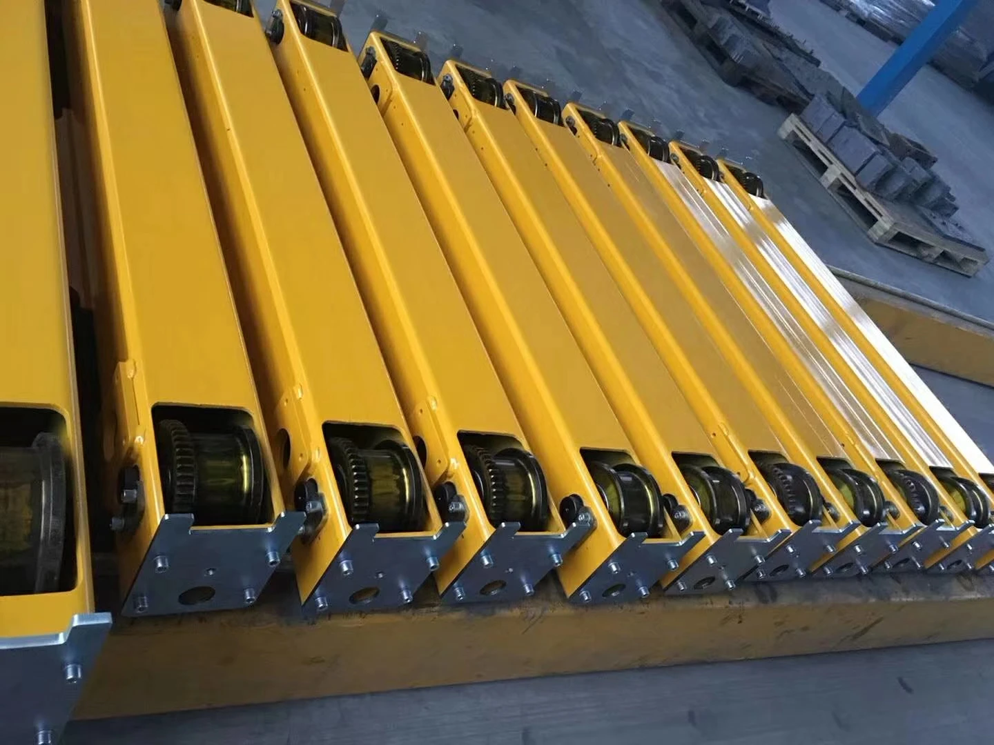 Electric Travelling Crane End Beam with Reducer Motor Crane End Carriage