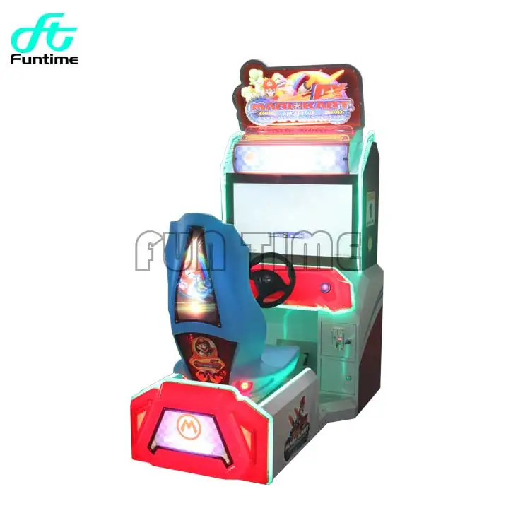 Mario Motion Race Gaming Cockpit Seat Simulator Arcade Racing Car Game Machine Steering Wheel Racing Simulator