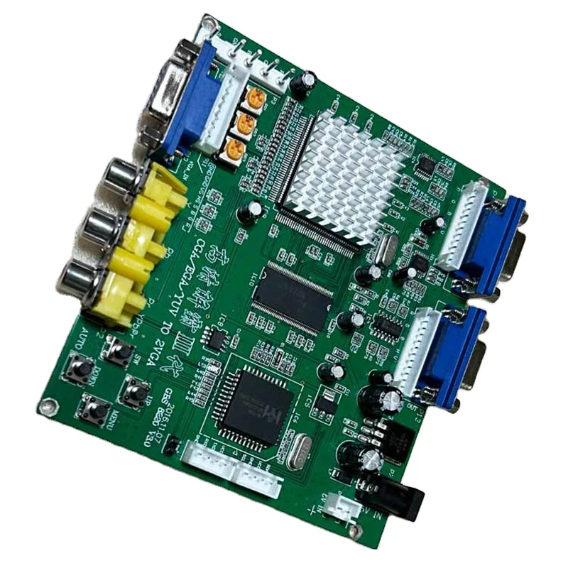 GBS-8200 CGA в VGA видео конвертер HD9800 V5.2 CGA/EGA/YUV видеоконвертер для игровых автоматов