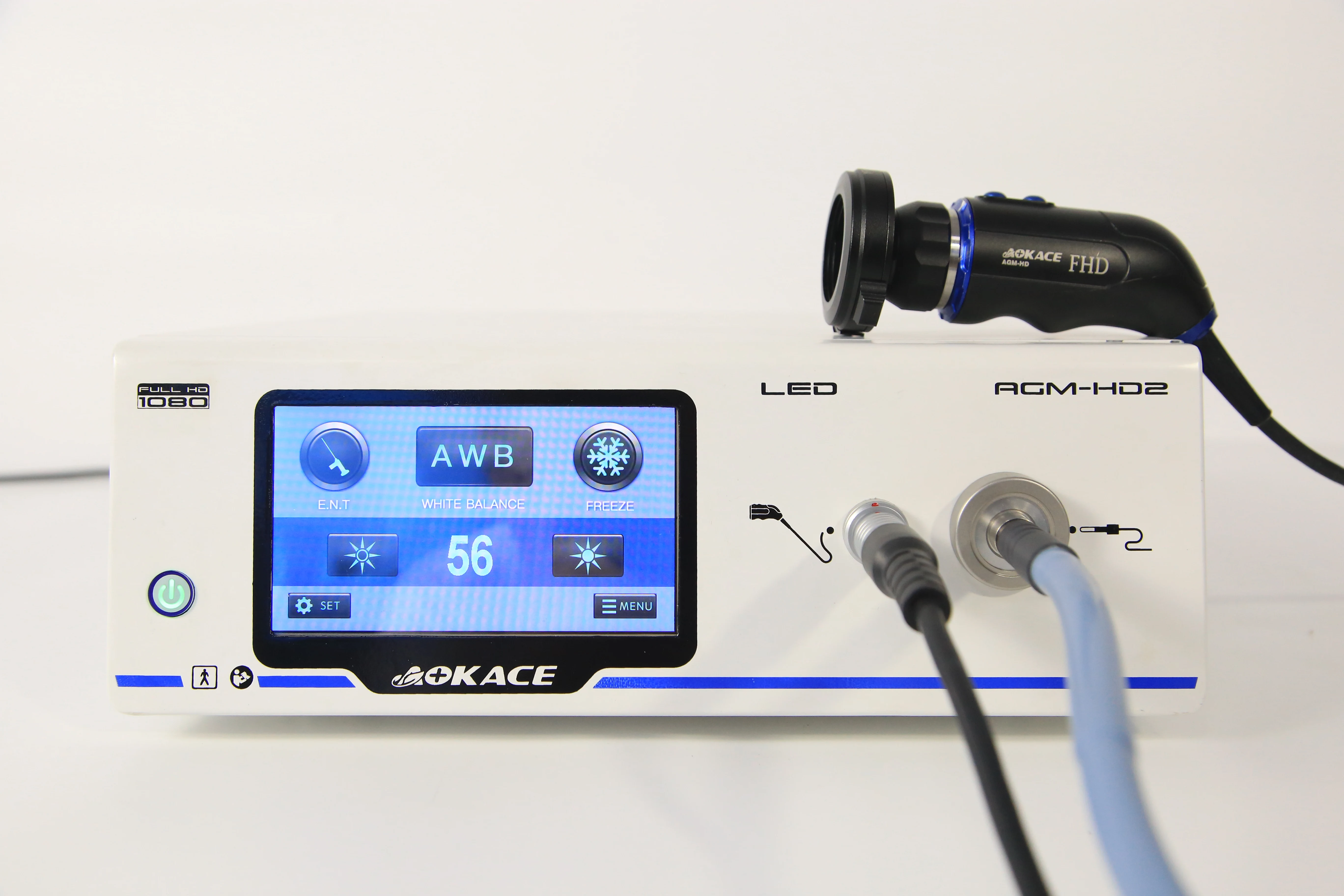 AGM HD2 All-in-one Portable Endoscope Camera System camera and light source integrated endoscopy camera Aokace