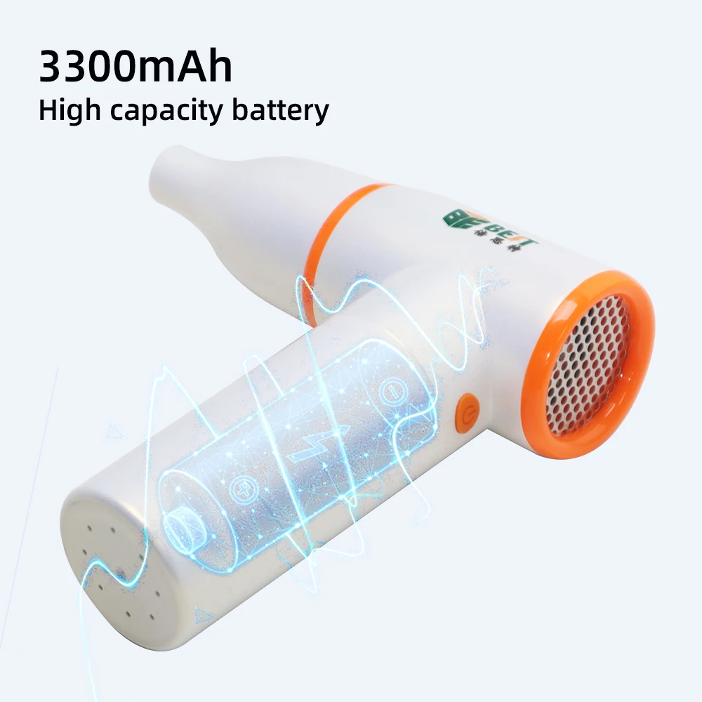 AP-01 Mini Turbo Jet Fan Electric Air Duster with 3 Gear Adjustable 80000RPM Wind Speed 52m/s Car Computer Cleaning Blower Tool