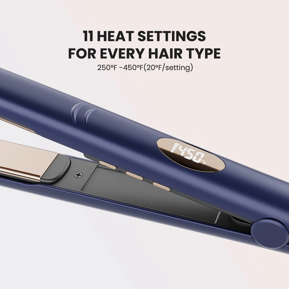 High Quality Titanium Hair Straightener Infrared Hair Flat Straightener With Custom Logo Nano Titanium Technology Slim Styler
