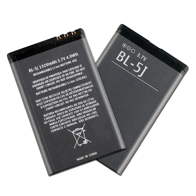 genuine for Nokia c3-01 6300 7230 6303 3250 2100 n96 6610i 3.1 6.1 7.2 bl-4ul bl-5j battery