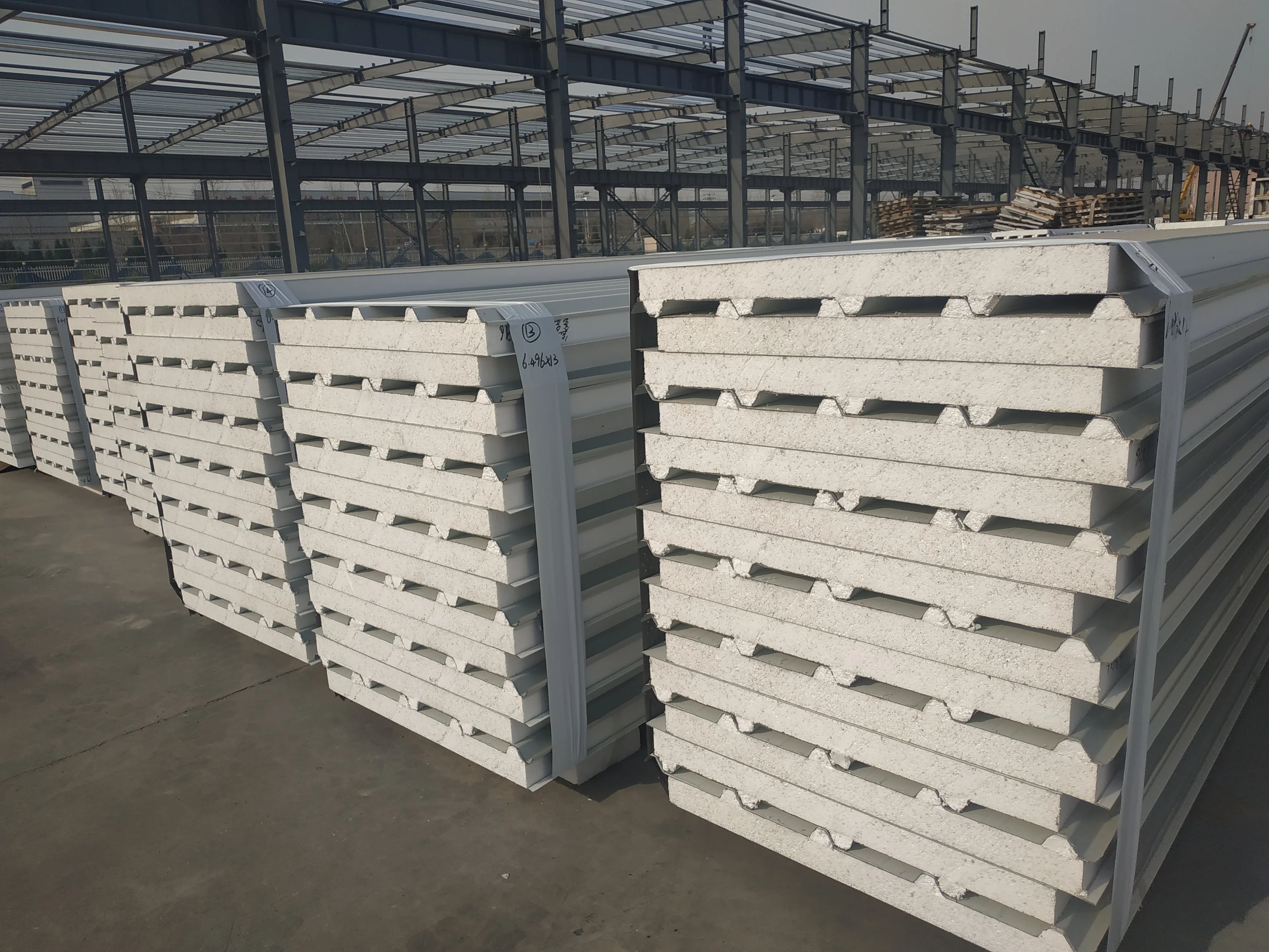 Easy installation best price Thermal insulation fireproof waterproof Eps cold room panels Sandwich wall Panel