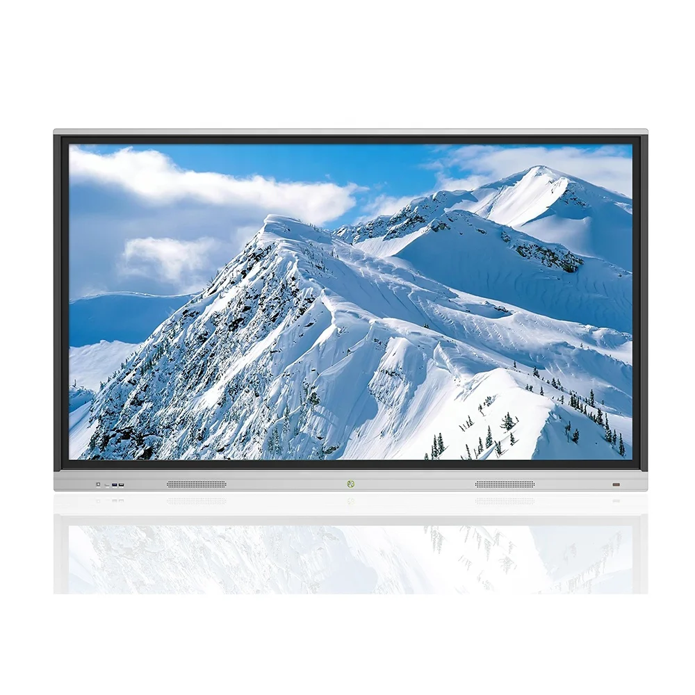 65 75 86 Inch Ultra HD 4K LED Touch Screen Digital Interactive Smart Board touch monitors with camera For Classroom & meeting