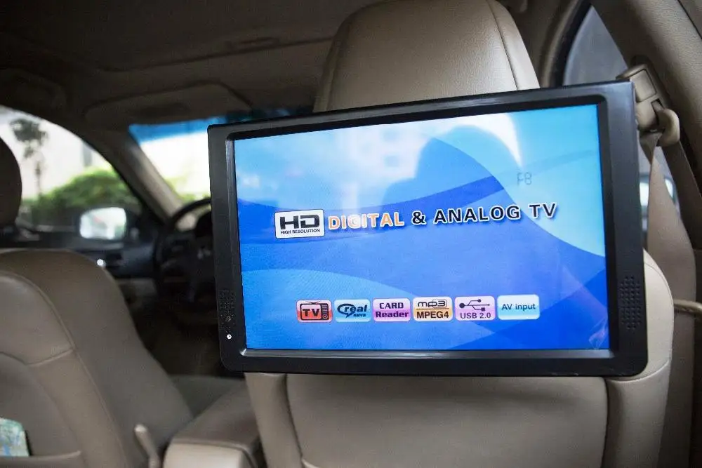 D12 12 Inch Usb Dab Hd-In Dvbt2 1080P Screen Hd Digital Back Seat Car Small Televisions Led Mini Tvs Portable Lcd Tv