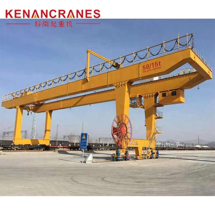 RMG 20 ton 40 ton 45ton 50 ton Containers Lifting Gantry Cranes for 20ft 40ft Size Container