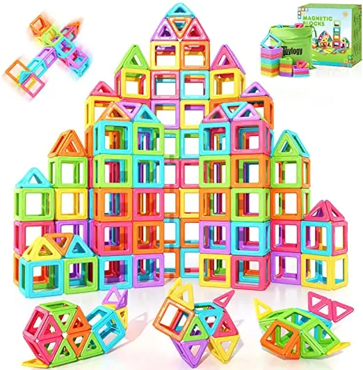 2023 Hot Sale High Quality Magnetic Tiles Toy Magnetic Blocks Educational Toy For Kids