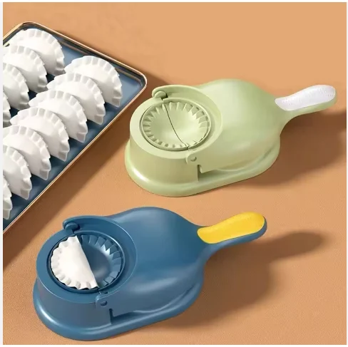 Hot sale Home Baking Pastry Tool Dumplings Press Wrapper Maker Mold 2 In 1 Manual Dumpling Maker For making dulmplings