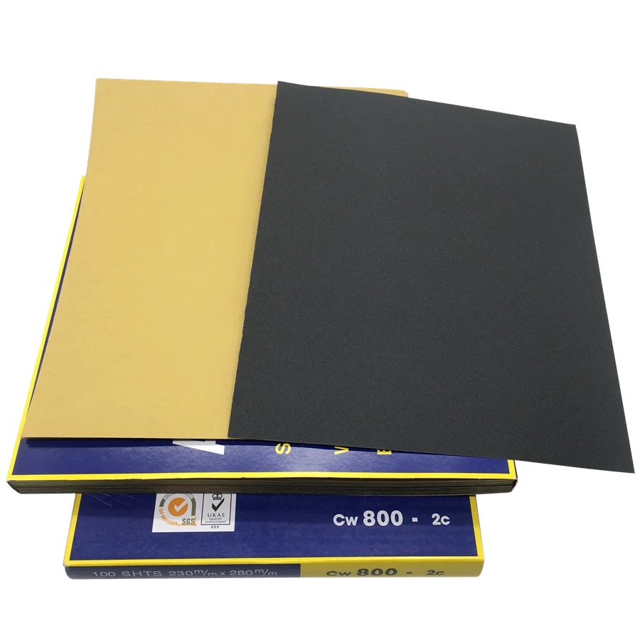 Hot sell 230x280mm emery paper sand paper for 100% silicon carbide Waterproof Sanding Paper