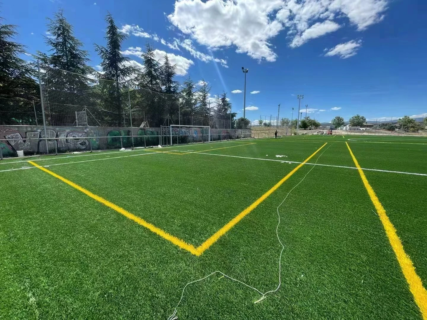 Outdoor 50mm football artificial grass Synthetic Grass High density artificial soccer field grass