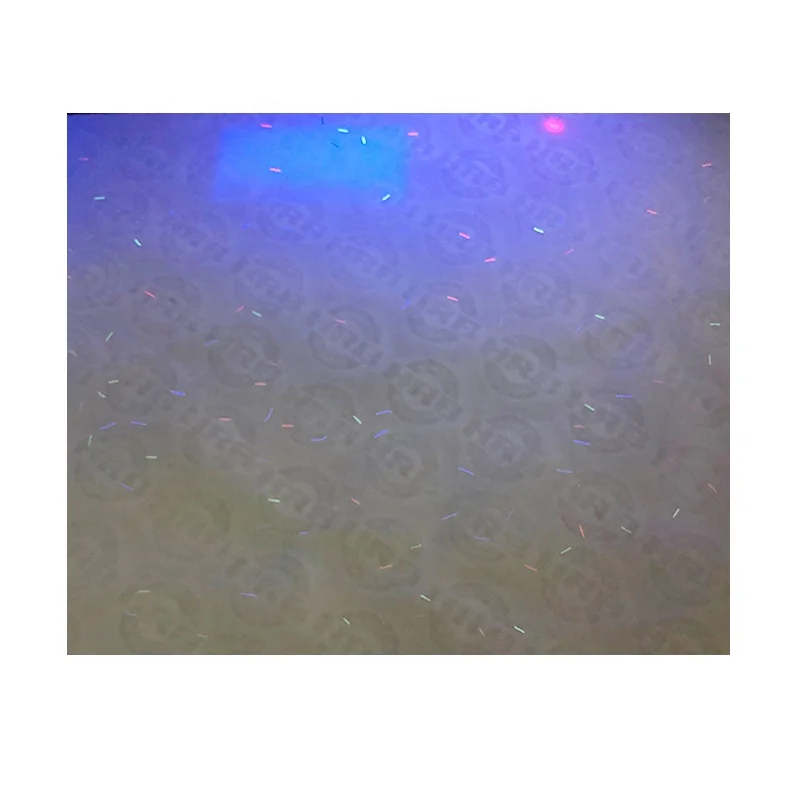 Anti-counterfeiting Uv Paper,Anti Copy Security Watermark Paper With Thread,Color Fiber Paper