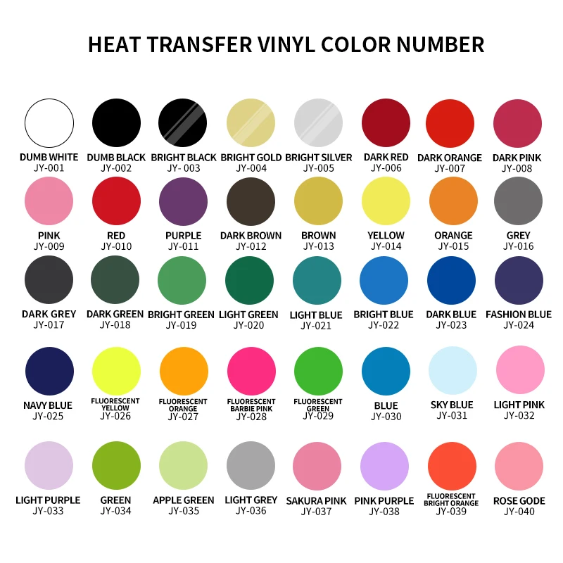0.01$ Free Sample Colours Textile Tshirt Pvc Film Rolls Heat Press Films Vinyl