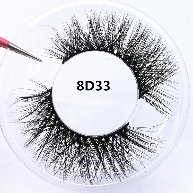 
best seller mink false lashes empty acrylic transparent custom eyelash box container 