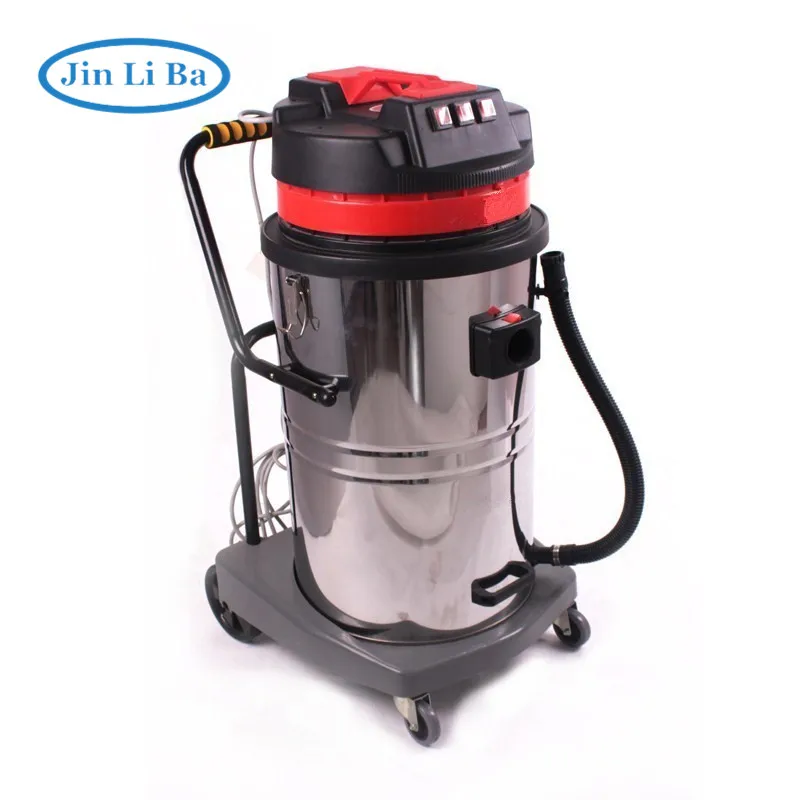 Stainless Steel Upright Cyclonic 80Litre Wet And Dry Vacuum Cleaner