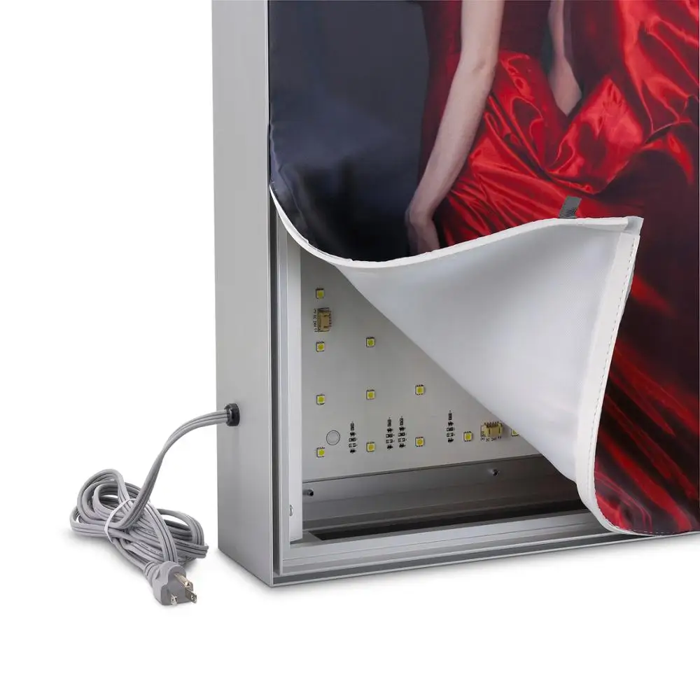 easy changing films snap frame aluminum led light box for advertising