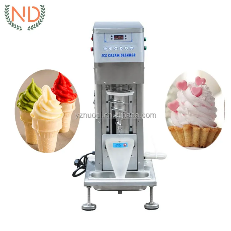 New Zealand Real Fruit Ice Cream Making Machine Blizzard Flavorama Ice Cream Blending Machine