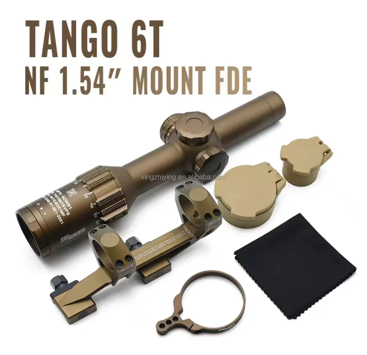 hunting scope Tactical Optics NF ATACR1-8x24FFP Aiming Telescope for Hunting First Focal Plane with Aluminum Base Red dot Sight