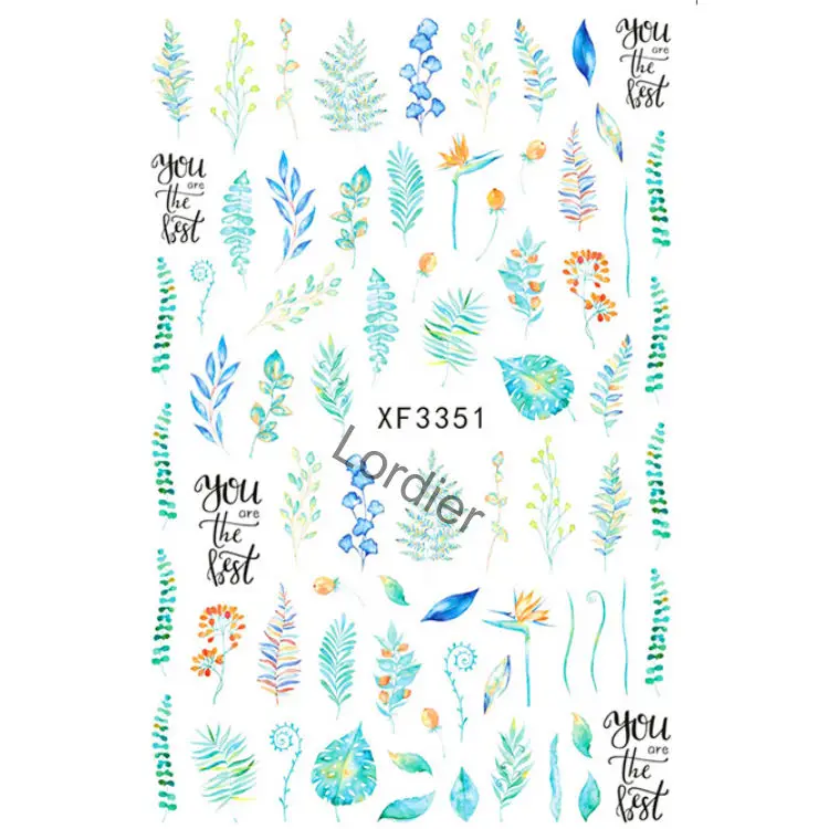 Semi Cured Gel Nail Sticker Semi Cured Gel Nail Sticker Uv 3d Design Finger Nail Sticker