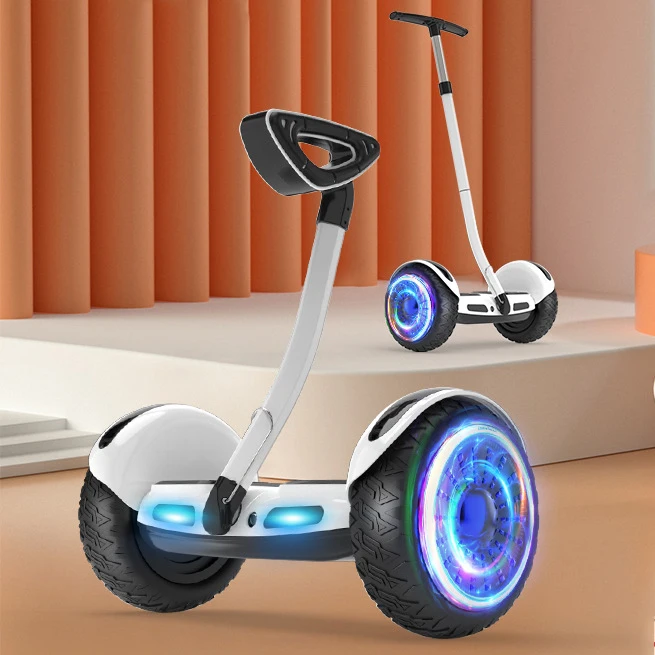 Kids Adult Smart Handle Leg Bar Electric Scooter 2 Wheel Stand Up Self Balancing