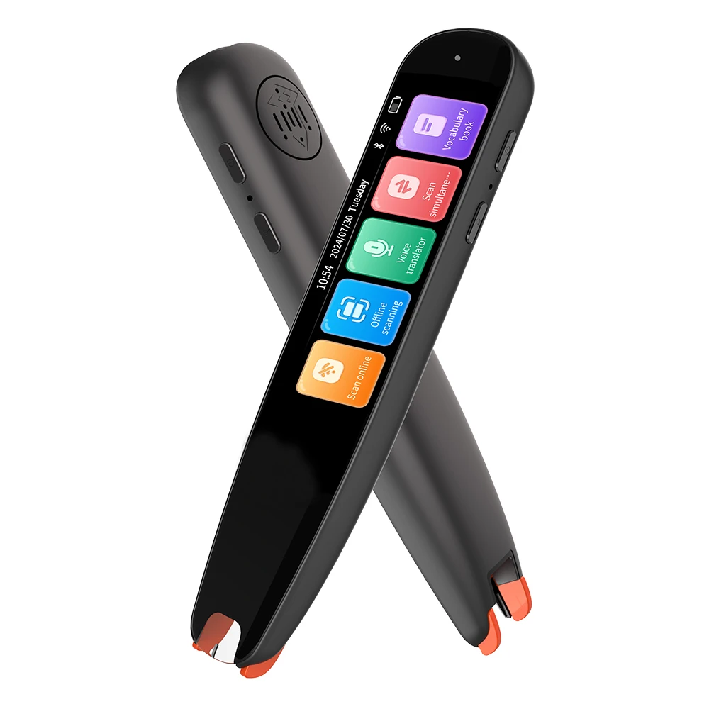 142 language online voice translation, text scanning translation pen,3.69-inch high-definition touch screen