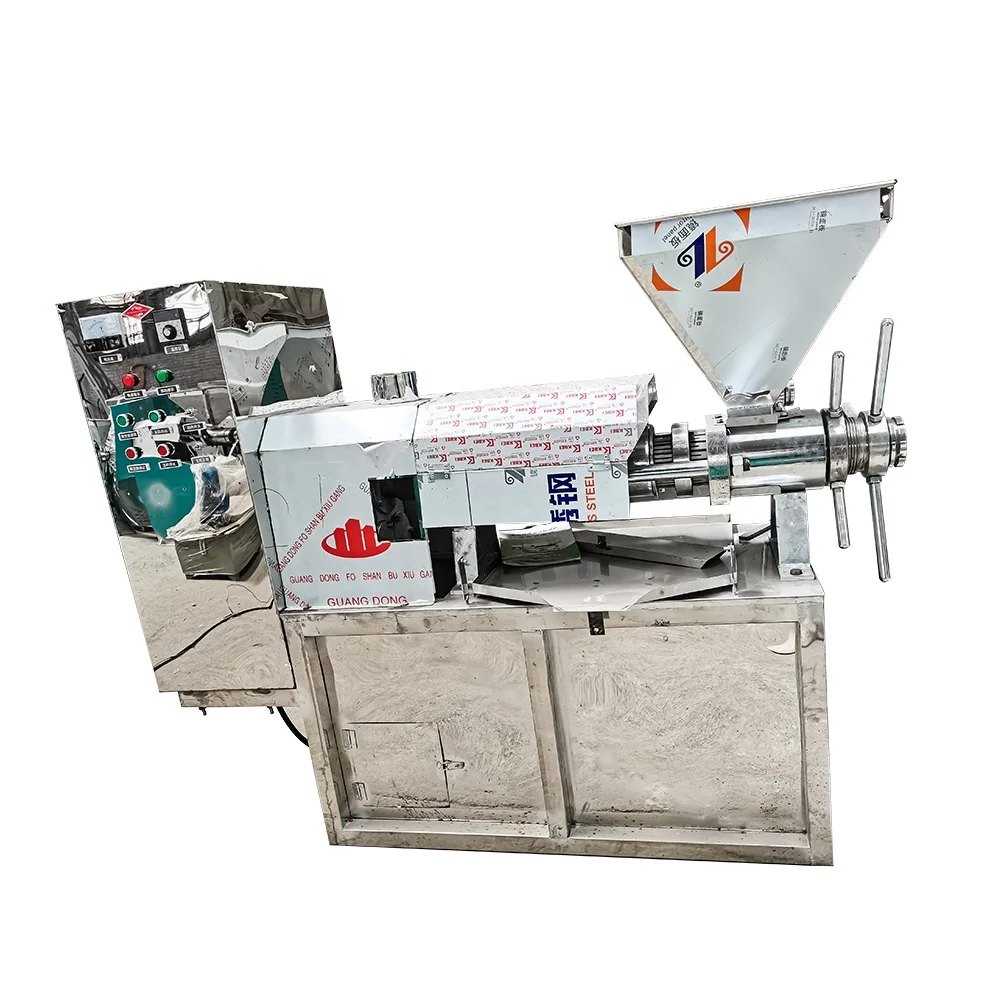 Stainless steel 150kg/h large commercial oil extraction machine screw palm oil press machine