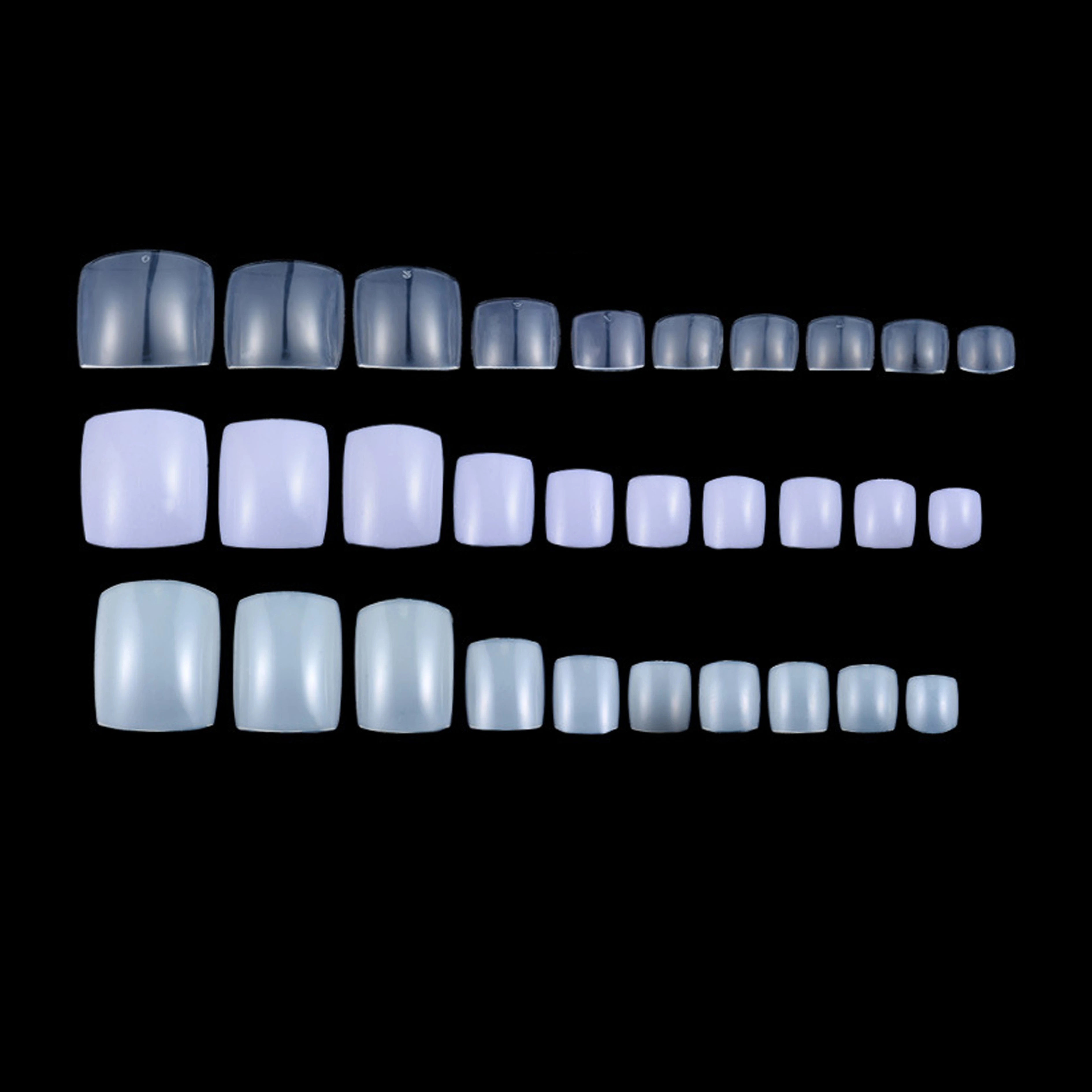 
Toenail Tips Foot Nail Piece 100 pieces Box Packing False Nail Manufacturers Wholesale Acrylic Nail Art Tips 