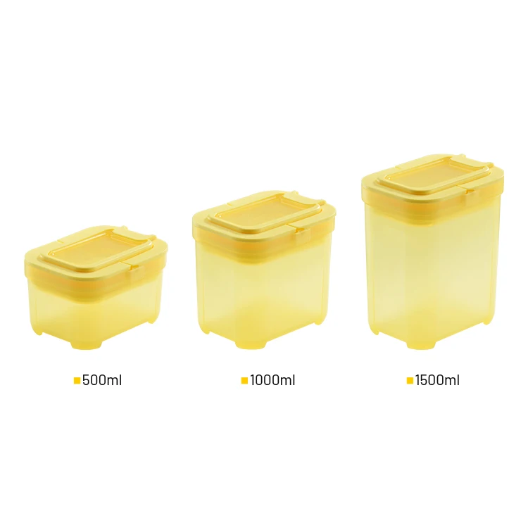 good price unbreakable kitchen portable stackable plastic vacuum milk powder food dispenser storage container organizer boxes
