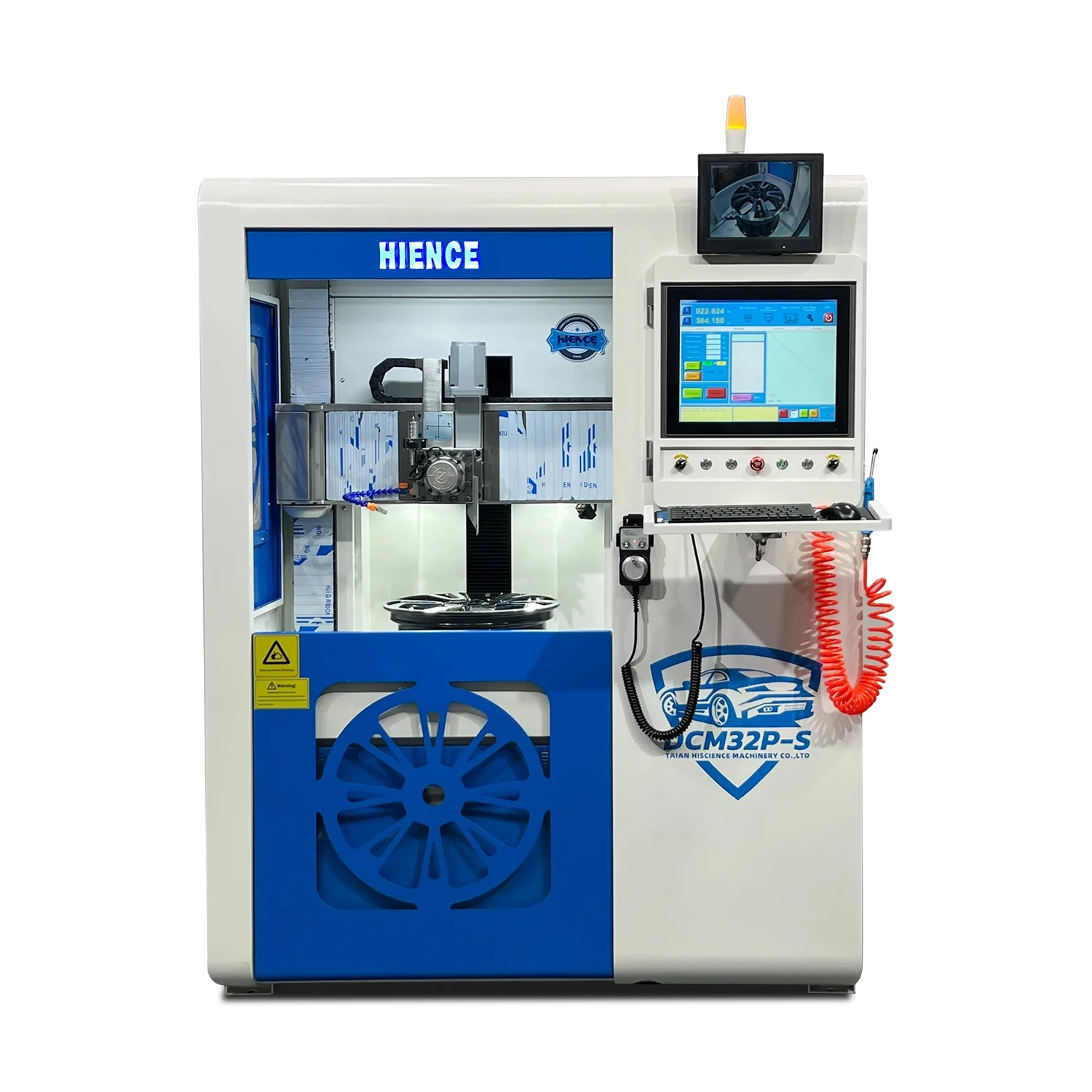 Chinese vertical aluminum alloy diamond cutting repair machine wheel rim repair tools for sale DCM32P-S