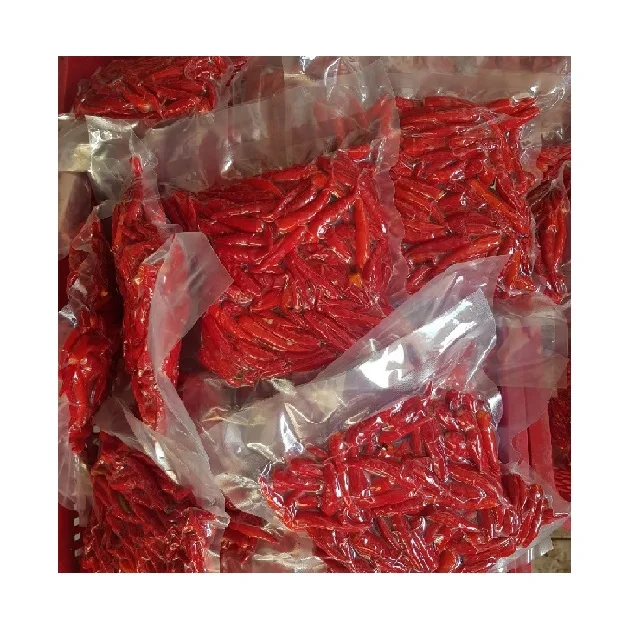 Frozen stemless Red pepper chilli, supper hot and spicy with affordable price