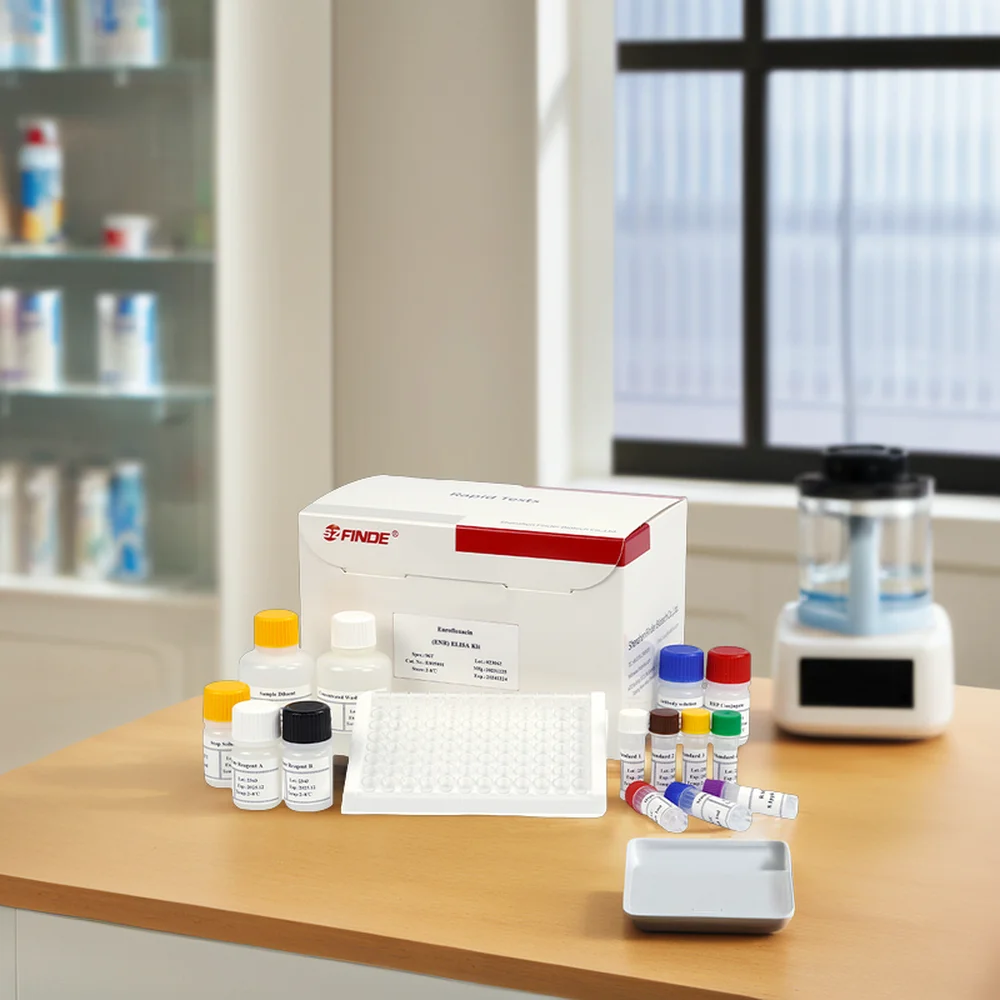 Точный Быстрый Энрофлоксацин (ENR) ELISA Набор для количественного определения мясного яичного молока ветеринарный инструмент здоровья животных