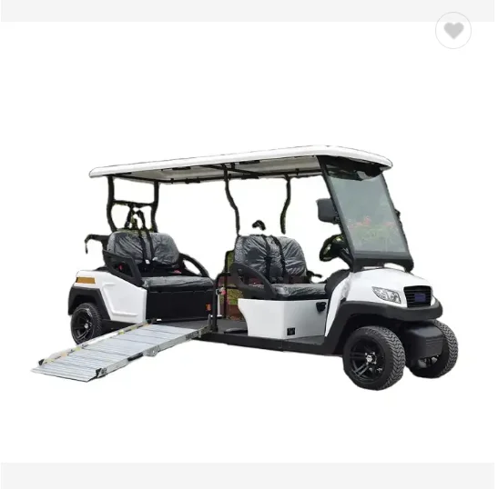 electric golf cart handicapped wheelchair 4 seats high quality LED lights Japan motor USA Controller battery Italy axle