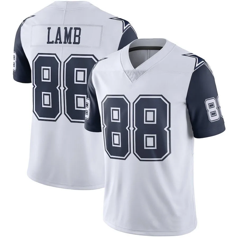 New Style Wholesale Best Quality Custom Cheap Dallas Stitched American Football Jerseys Cowboy 19 Cooper 88 Lamb 90 Lawrence