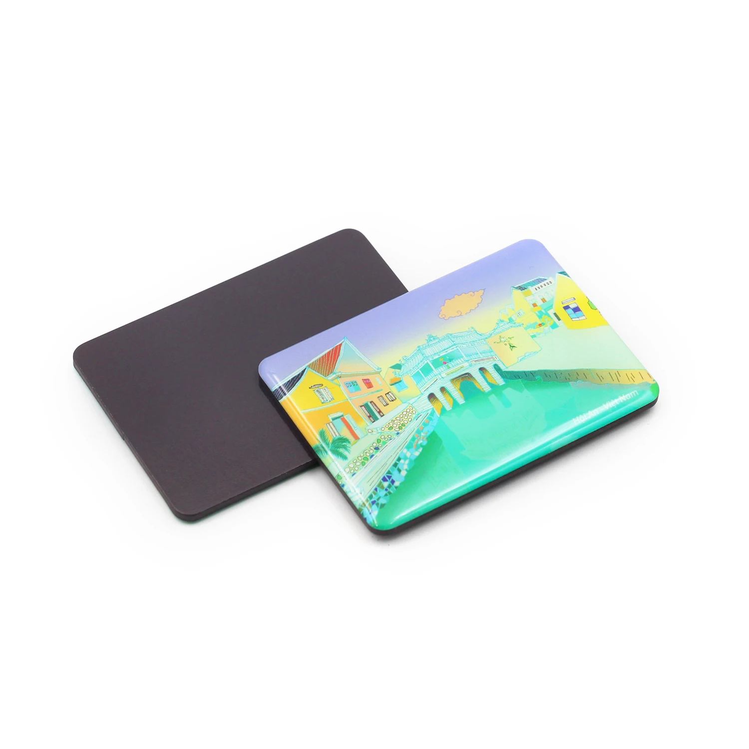 Personalized Souvenir Design Germany Finland Iceland Tourist Gift Magnet Refrigerator Resin Custom Epoxy Fridge Magnet