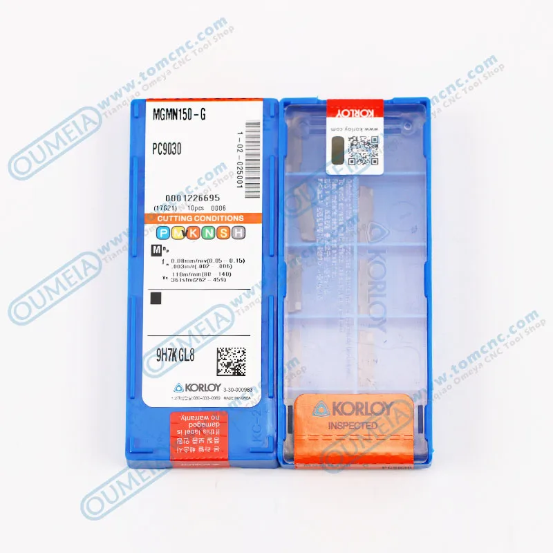 Оригинальный твердосплавный Режущий инструмент для нарезания канавок вставки для станка с ЧПУ канавочный резец MGMN300-M PC9030